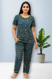 STARLIGHT FLORA PRINTED SHIRT AND TROUSER