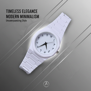 White Classic Arabic Aura Watch