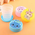 Magic Glass – Collapsible Foldable Kids Cup with Lid (Portable & Cute Design)
