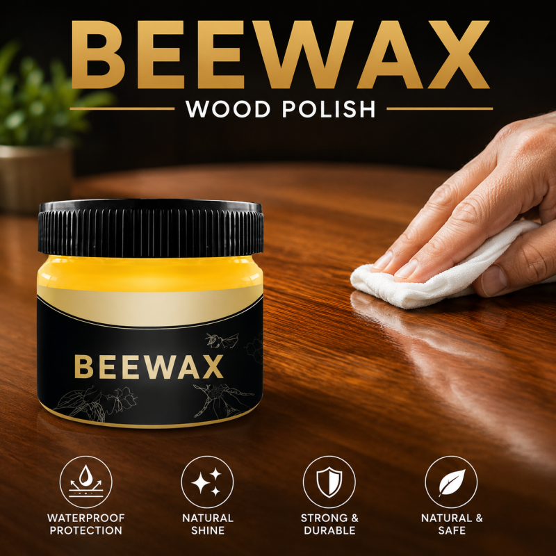 Beewax Furniture Polish with Long Lasting Cleaning and Shine Formula