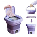 Portable Folding Mini Washing Machine – Compact Electric Washer for Travel & Home