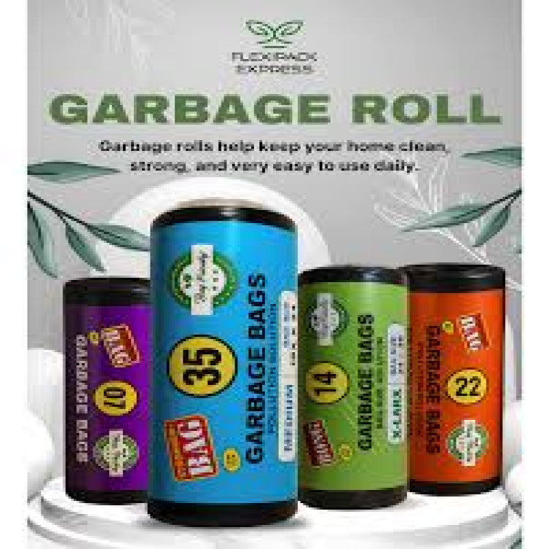 Non Toxic Export Quality Garbage Bag Roll
