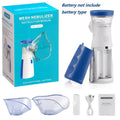 Portable Mesh Nebulizer Machine – USB Rechargeable Silent Inhaler for Kids & Adults