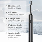Sonic Electric Toothbrush – Rechargeable Waterproof Oral Care Brush with Extra Heads
