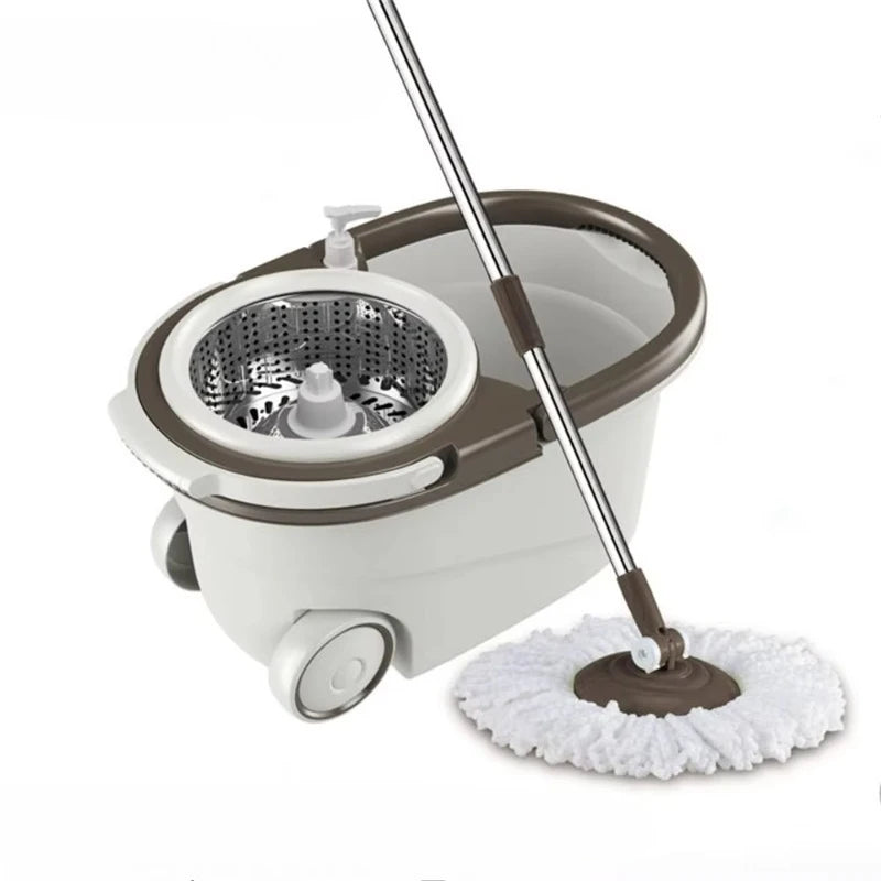 Primo Spin Mop with Bucket & Wheels – 360° Rotating Floor Cleaning System
