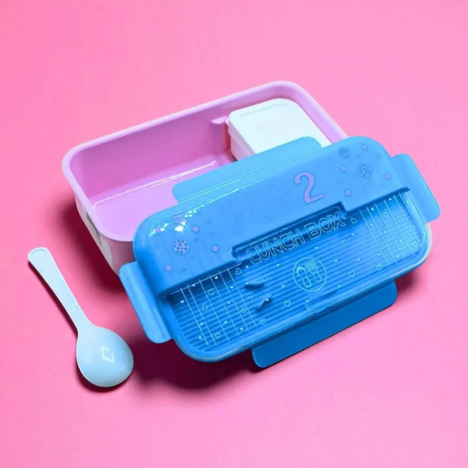 Fun 2 Lunch Box – Kids Leakproof Lunch Box with Spoon & Compartments