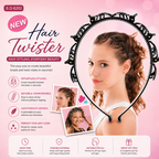 Double Layer Twist Plait Fashion Hair Hoop Headband