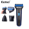 Kemei 3 in 1 Grooming Kit KM-6332 – Hair Clipper, Shaver & Nose Trimmer (Rechargeable)