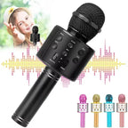 858 Wireless Karaoke Microphone – Bluetooth Singing Mic with Speaker & Voice Effects