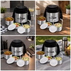 Royal Thermo Steel Food Carrier Legend-3 – Insulated Stainless Steel Hot & Cold Lunch Box
