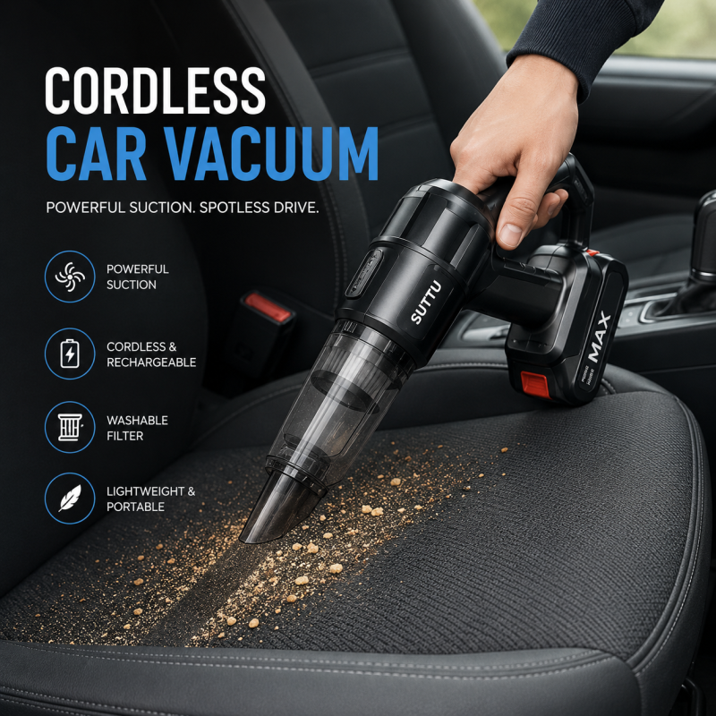 MAX Cordless Handheld Vacuum Cleaner