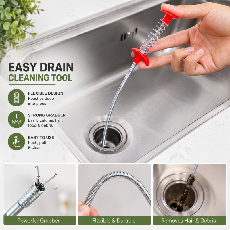 Stainless Steel Sink Drain Opener