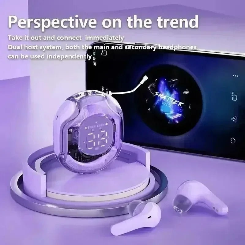 AIR 39 TWS Wireless Earbuds – Bluetooth 5.3 Touch Control Earphones with LED Display