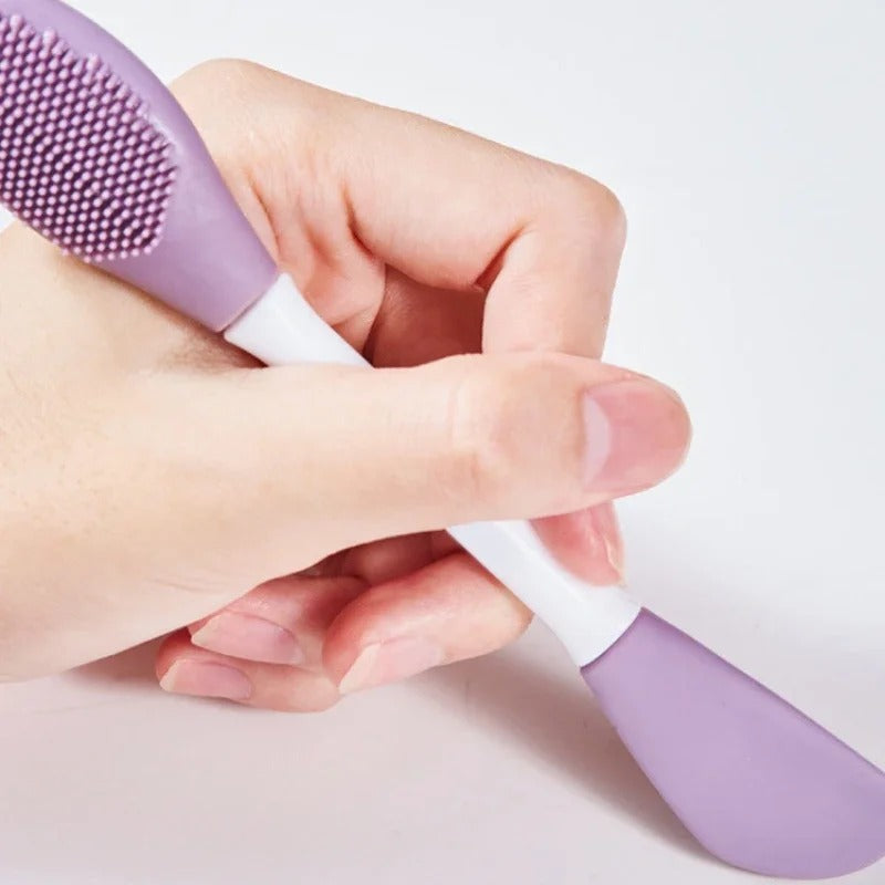 Pack of 2 Silicone Face Mask Brush – Soft Applicator for Skincare & Facial Masks