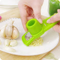Pack of 2 Mini Garlic Cutter & Grater – Manual Garlic Crusher Tool | Easy Ginger & Garlic Mincer