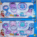 6 Pcs Baby Rattle Toys Set | Newborn Sensory Development Gift Pack