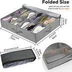 Shoe Storage Organizer with Adjustable Dividers-Premium Quality