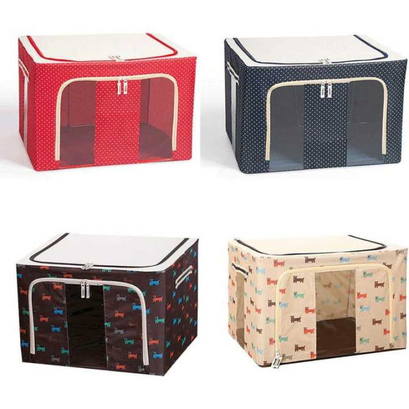Fouji Storage Bag – Large Capacity Clothes Organizer with Zipper Cover