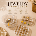Elegant Transparent Crystal Jewelry Storage Box – Multi-Layer Acrylic Jewellery Organizer Case
