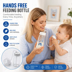 Hands-Free Feeding Bottle for Babies – BPA Free Anti-Colic Easy Feeding Bottle
