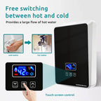 Instant Tankless Electric Water Heater – LCD Display | Energy Saving Instant Geyser for Home