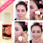 Lip & Cheek Bene Tint – Long Lasting Natural Glow Liquid Blush & Lip Color