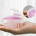Pack of 2 Silicone Shampoo Brush – Scalp Massager & Deep Cleaning Hair Brush (Soft Grip)