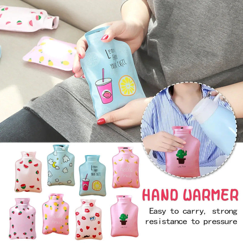 Pack of 2 Hot Water Bag – Soft Rubber Heat Therapy Bottle for Pain Relief