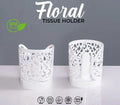 Floral Tissue Holder – Elegant BPA-Free Tissue Organizer