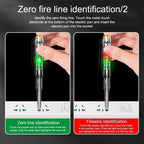 Pack of 2 Digital Electric Tester Pen – Voltage Detector Screwdriver with LED Indicator