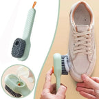 Pack of 2 Liquid Dispensing Cleaning Brush – Multi-Purpose Shoe & Dish Scrubber