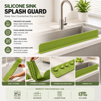 Sink with suction Splash Guard – Flexible Silicone Water Stopper