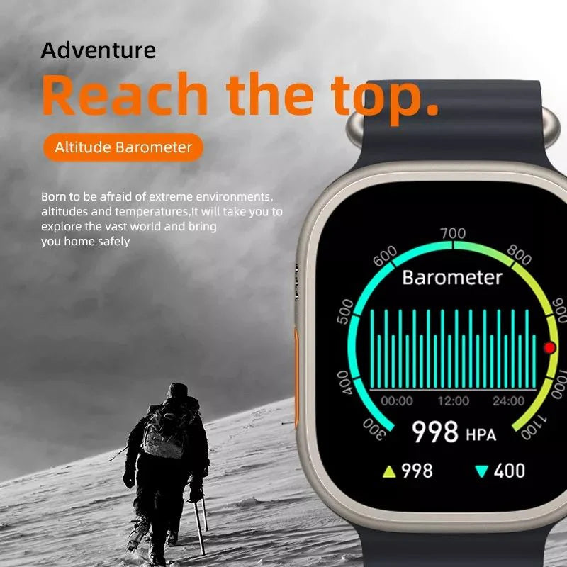 HW8 Ultra Smart Watch 49mm – Bluetooth Calling | Fitness Tracker | Apple Ultra Design