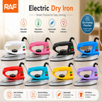 RAF Electric Dry Iron – Non-Stick Lightweight Clothes Iron for Everyday Use