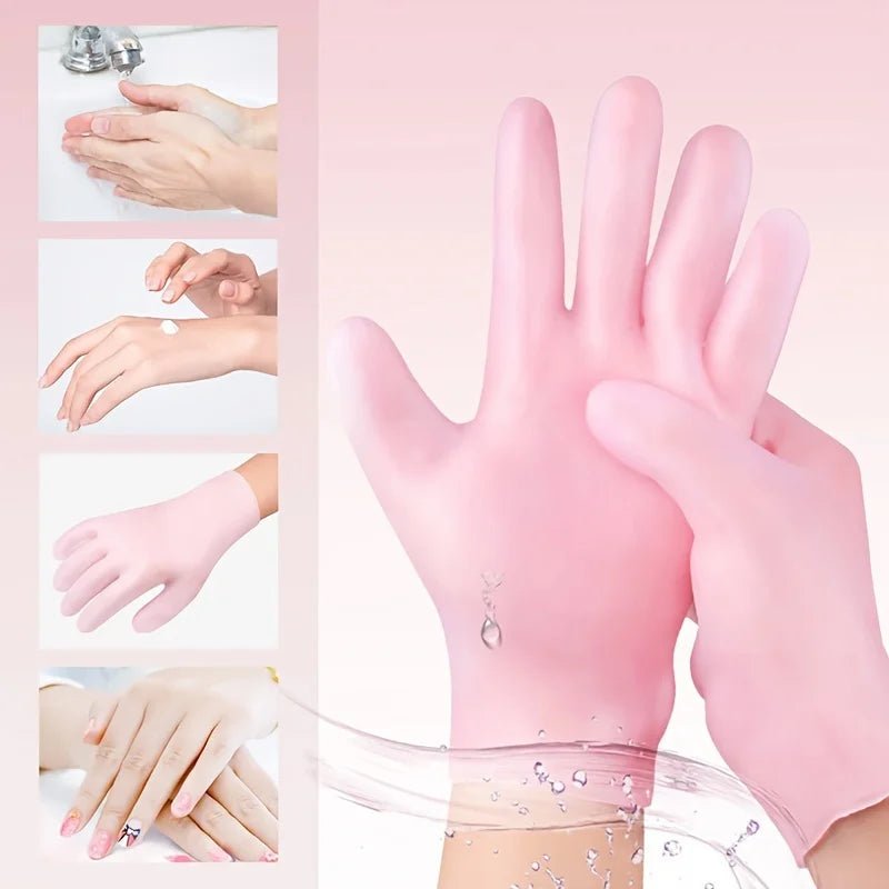 Silicone Gel Moisturizing Gloves