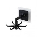 Multi-purpose 360 Degree Rotating Folding SELF-ADHESIVE Hook