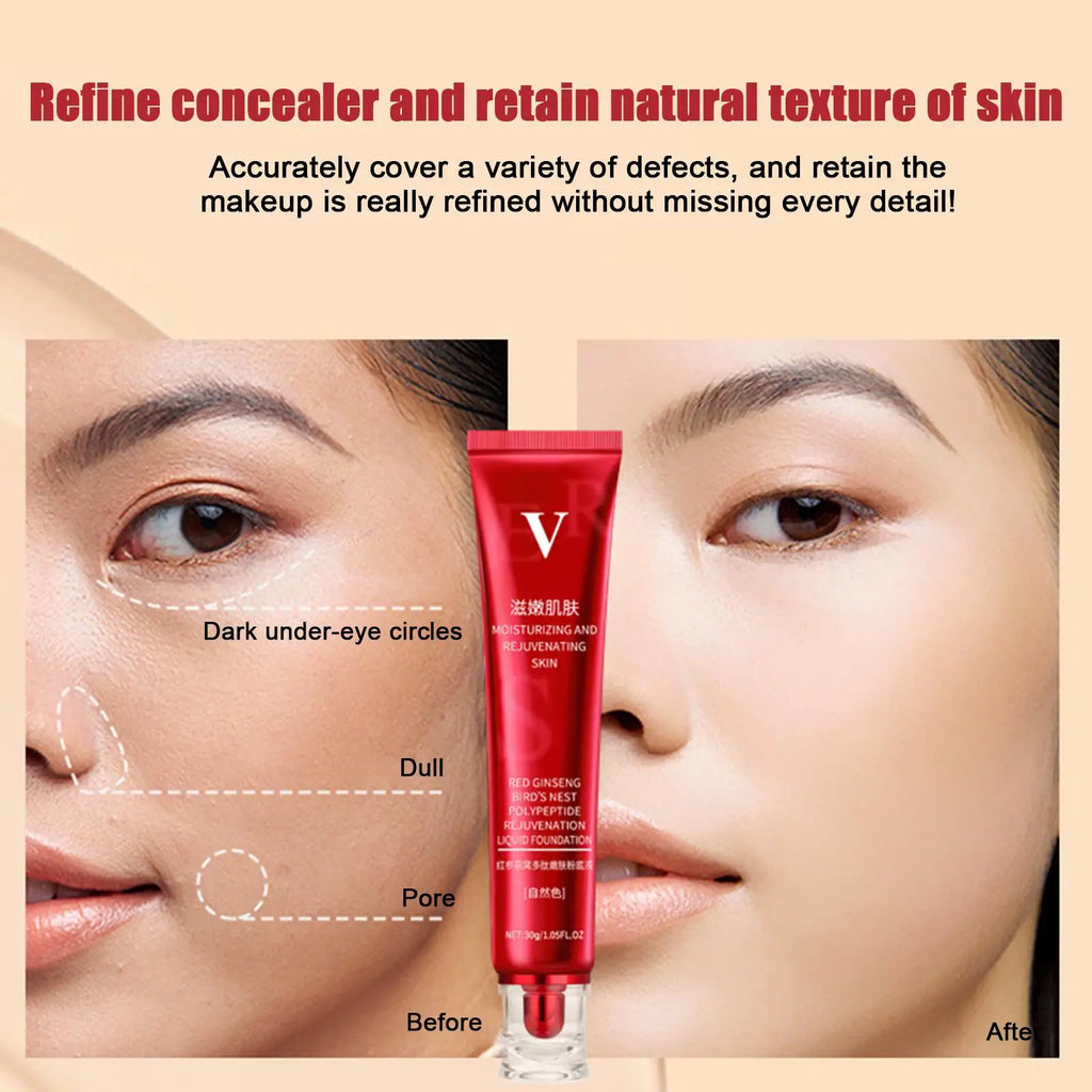 FV Moisturizing Liquid Foundation Tube – Lightweight Full Coverage Foundation