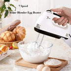 Scarlett Electric Hand Mixer – 7 Speed Egg Beater for Baking, Cream & Dough Mixing