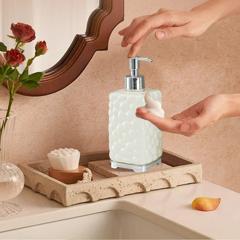 450ML Luxury Soap Dispenser Bottle – Refillable Hand Wash & Sanitizer Pump for Bathroom & Kitchen