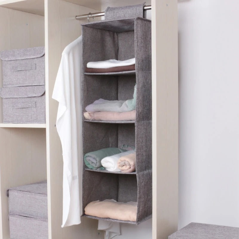 5 Shelf Drawer Hanging Organizer