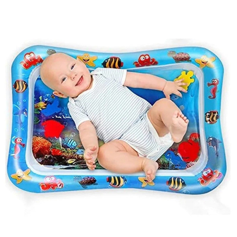 Baby Water Play Mat | Inflatable Tummy Time Activity Mat for Kids