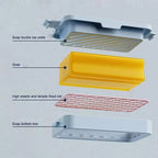 Pack of 2 Non-Slip Base Soap Holder Quick Draining Double Layer