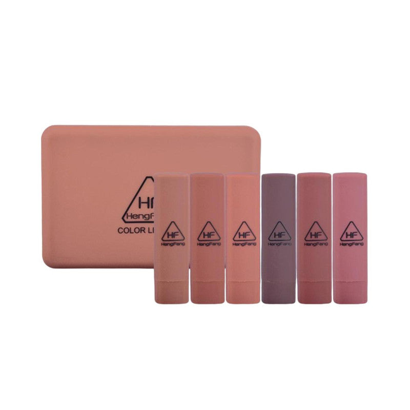 Nude Matte Lipstick Set – Mini Lipstick Kit Long Lasting Soft Matte Shades