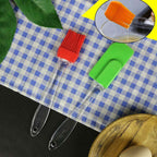Silicone Brush and Spatula Pair Pack of 2 Pcs