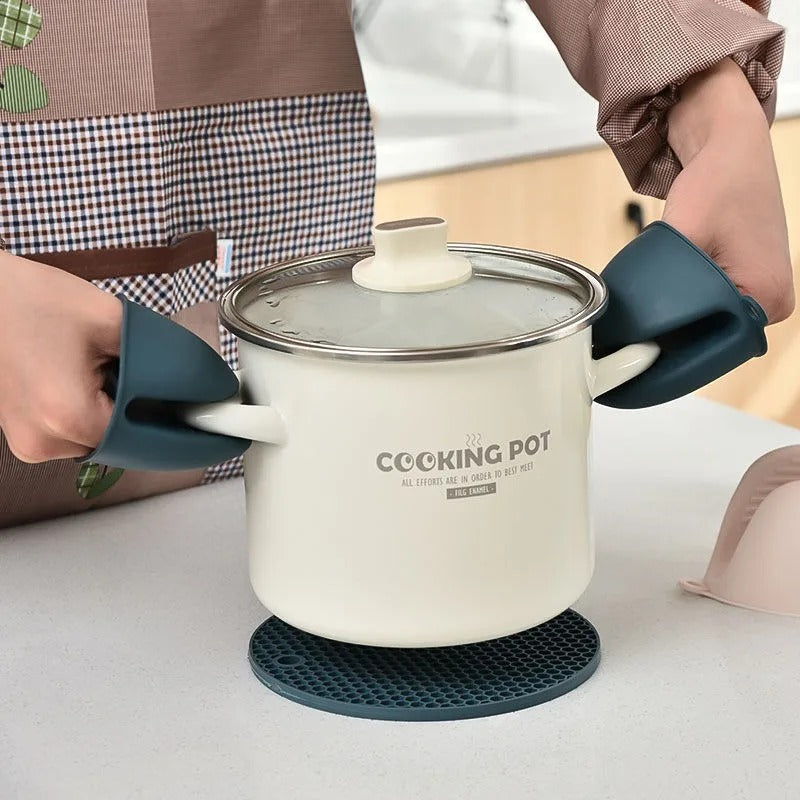 Heat Resistant Silicone Hot Pot Holder Pair