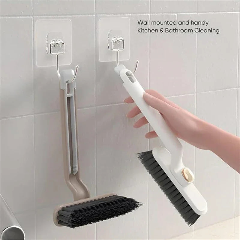 (Pack of 2) 3-in-1 Gap Cleaning Brush – V-Shaped Tile & Corner Scrubber