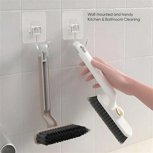 (Pack of 2) 3-in-1 Gap Cleaning Brush – V-Shaped Tile & Corner Scrubber
