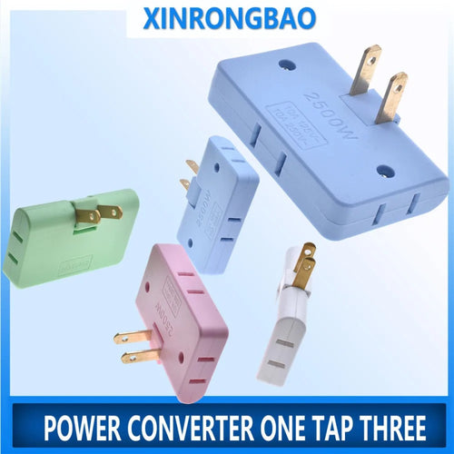 3 in 1 Flat Socket Suitable for Places Without Space