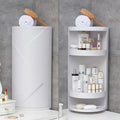 EMSA Bathroom Cabinet – Double Layer Corner Storage Organizer