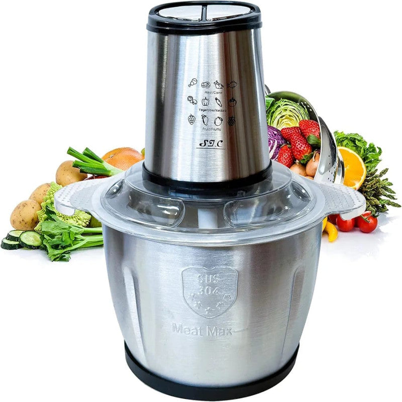 Kenwood Electric Kitchen Chopper KE-304 – 6 Blade Stainless Steel Food Processor